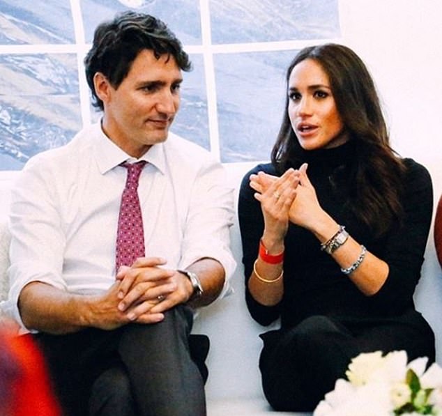  Meghan is said to be pals with Canadian PM Justin Trudeau