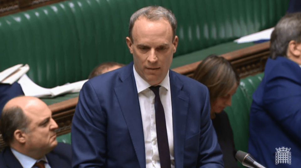  Foreign Secretary Dominic Raab faced a grilling over the Huawei decision