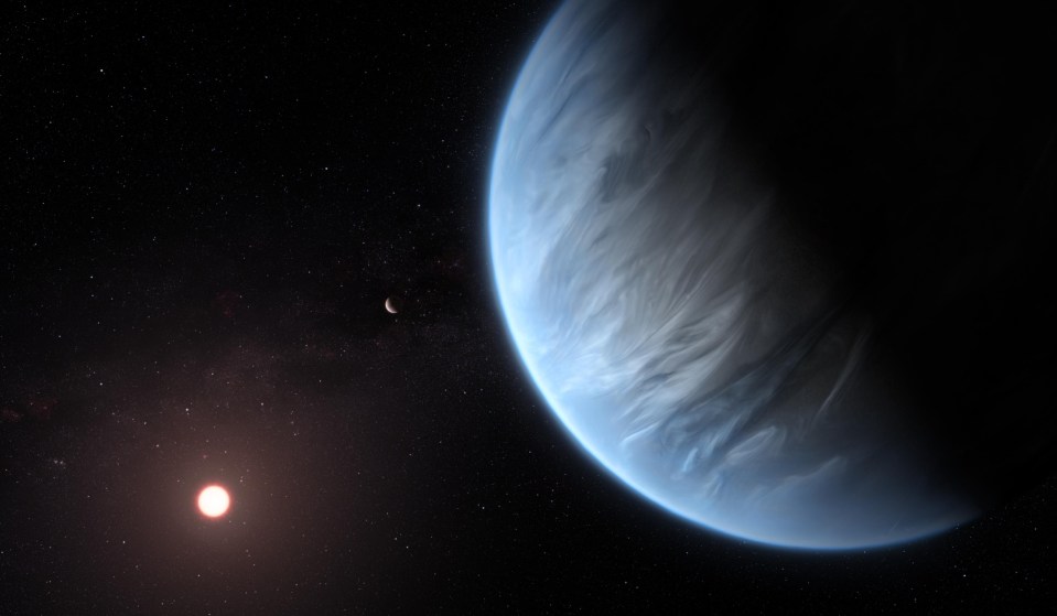  The exoplanet orbits a red dwarf star around 124 light years from Earth