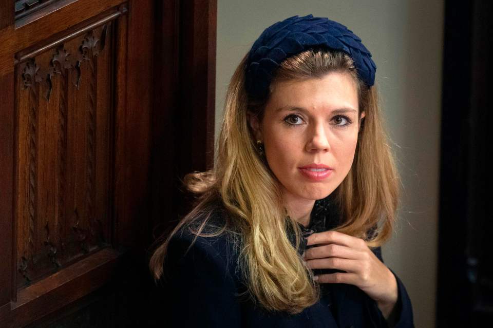  Carrie Symonds at the State Opening of Parliament on October 14, 2019