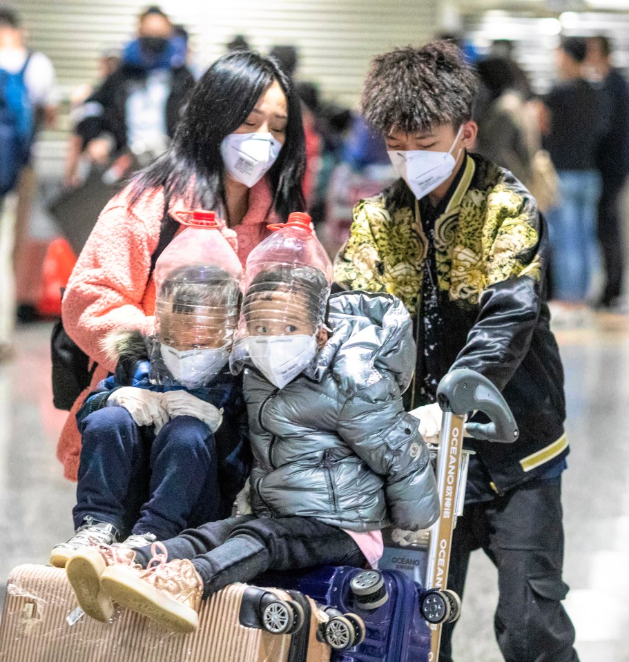 China Coronavirus Spring Festival Travelers Returns Home