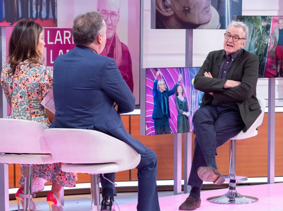  Larry appeared on Good Morning Britain earlier today