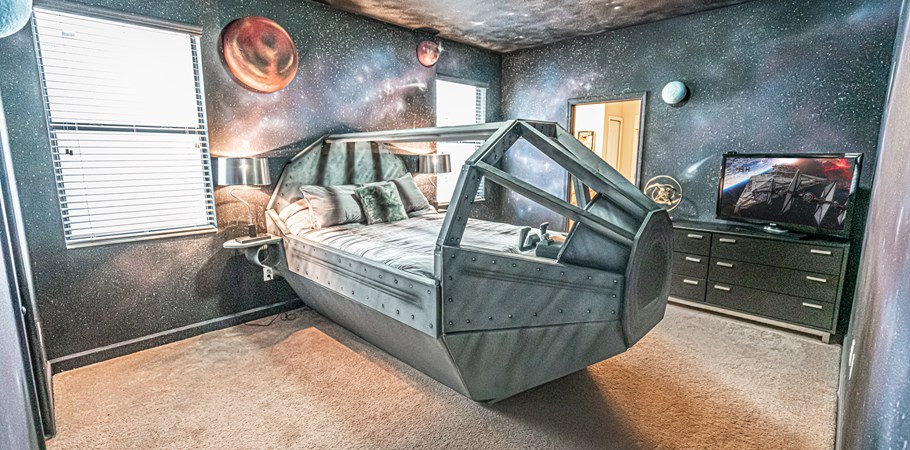 The Millennium Falcon room is the best in the nine-bedroom villa