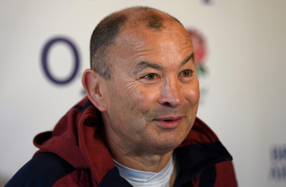  Eddie Jones failed to remain frosty after a joke backfired