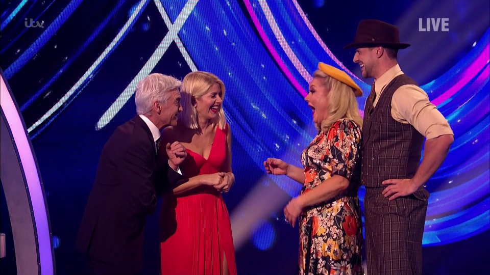 Phil also found the moment hilarious