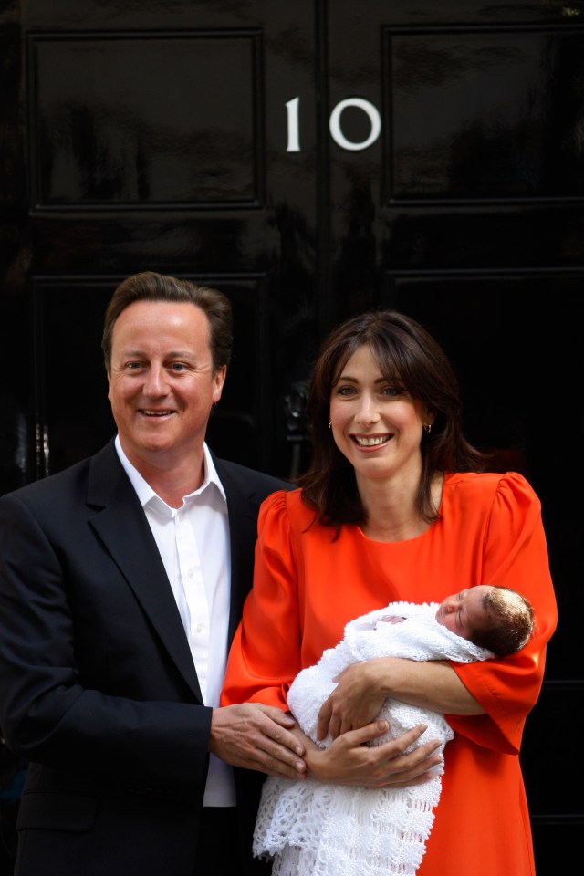  Former PM David Cameron’s wife Sam gave birth to baby Florence in 2010