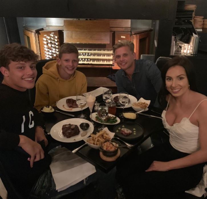  Jeff's wife Kate Dwyer also lives with him and his teenage sons
