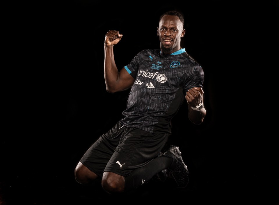  Usain Bolt  is taking part in Soccer Aid for Unicef on Saturday 6 June 2020