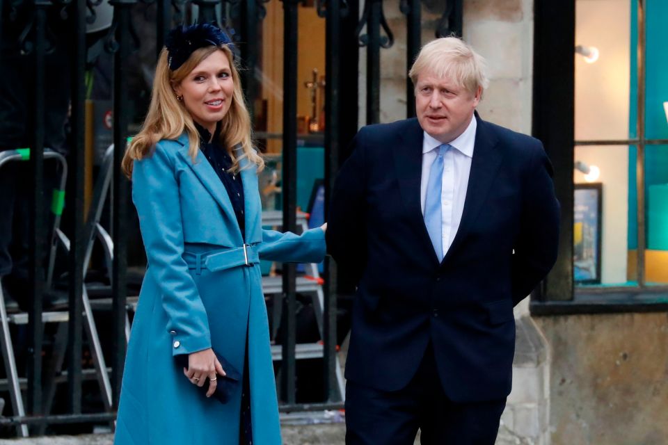  The Queen has sent messages of support to Boris and Carrie