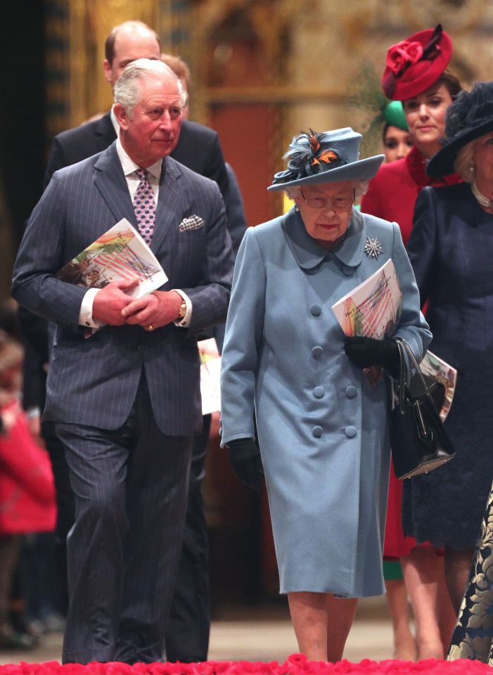  Prince Charles, seen at the Commonwealth Service earlier this month, last saw the Queen on March 12