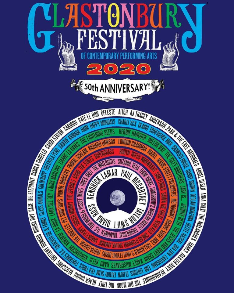 Glastonbury was due to celebrate its 50th anniversary this year 