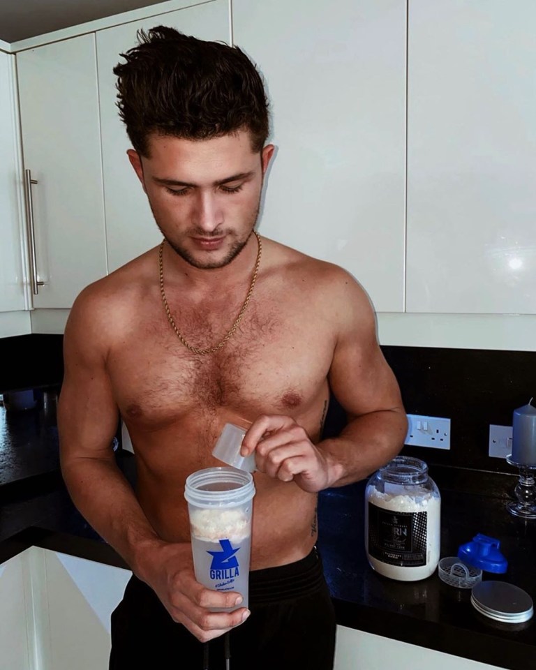  Ibiza Weekender star Jordan Davies' home features a cosy living room, all-white kitchen and huge flat screen TV