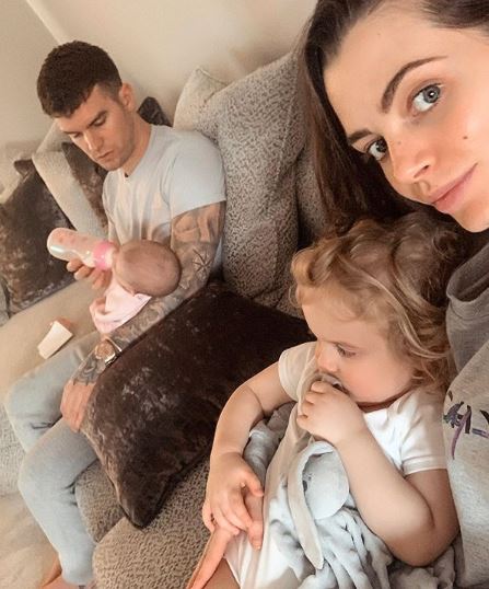 Gaz and Emma are parents to Chester and Primrose