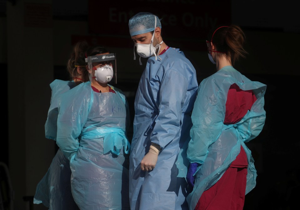  Medics have to work hours in personal protective equipment