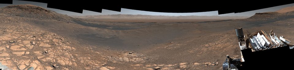  This panorama, the most detailed ever taken of the surface of Mars, is made up of 1,200 individual images taken over four days