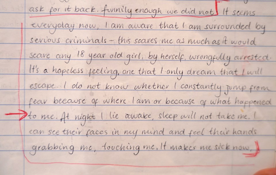  Extracts from the teenager's diary whilst she was in Cyprus