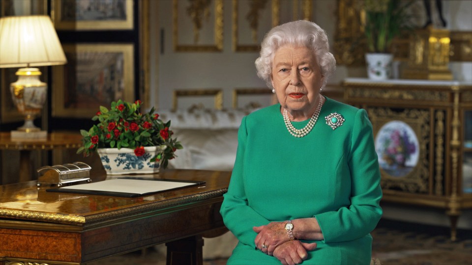  The Queen gave her best wishes to the couple