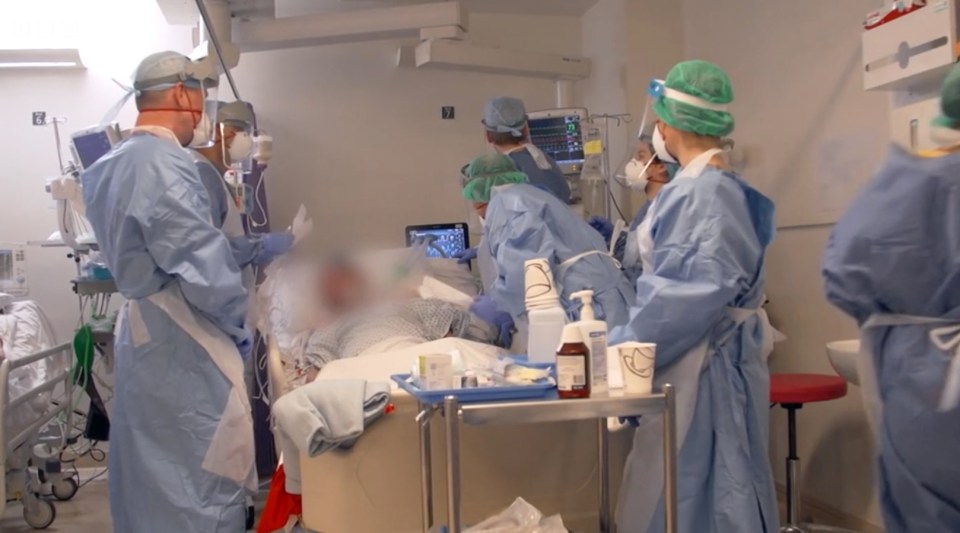  Harrowing footage from inside an ICU shows difficult conditions for staff