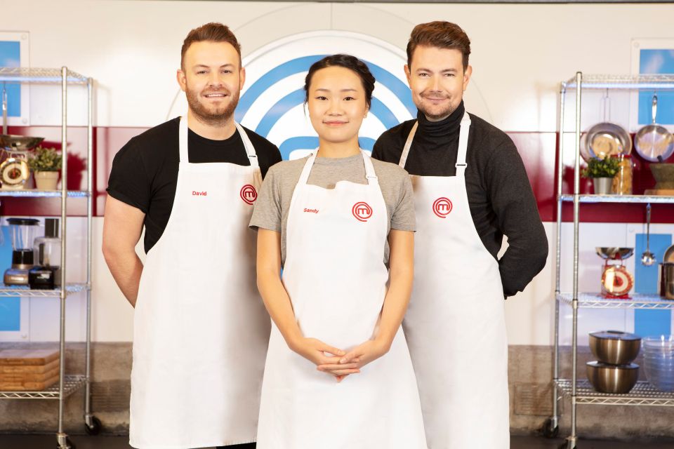  Meet the three finalists - David Rickett, 31, Sandy Tang, 24, and Thomas Frake, 32.