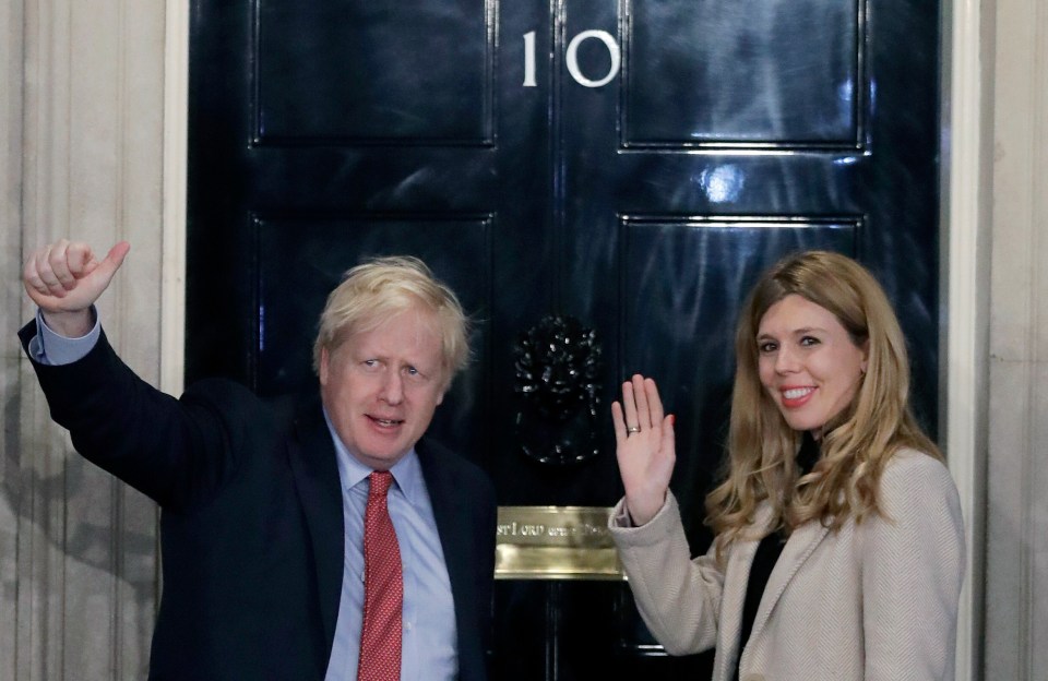  Boris' fiancee Carrie Symonds gave birth to their first child this morning