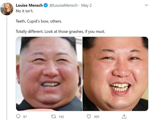  It's been reported the images shared here are doctored