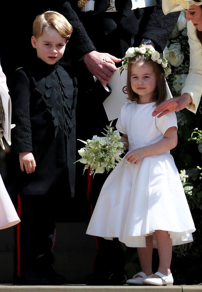  Princess Charlotte was just three-years-old at the wedding