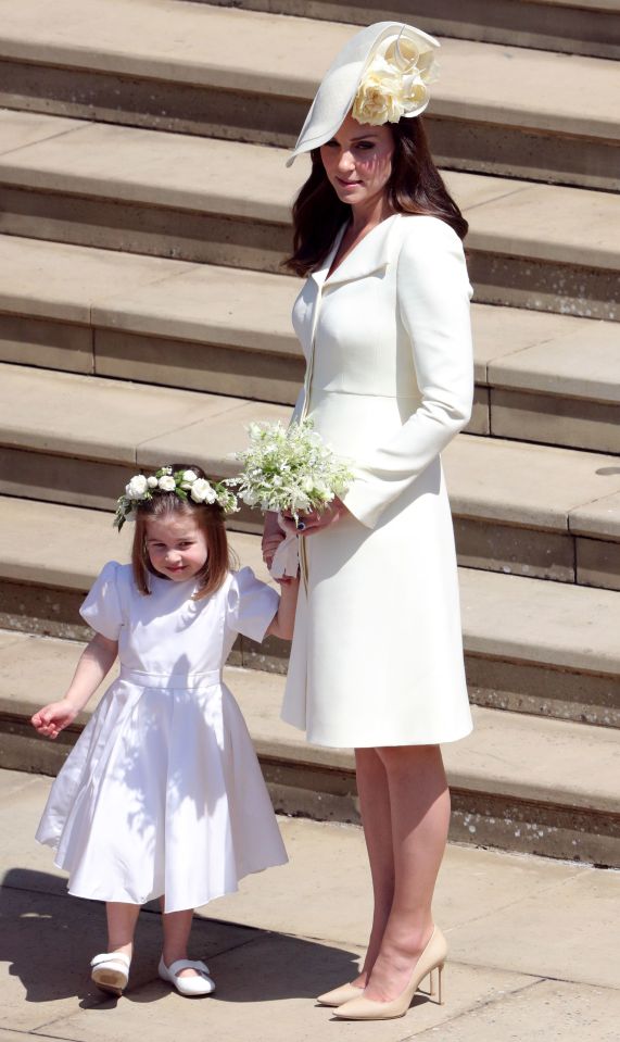  Princess Charlotte did not wear tights at the wedding of Prince Harry and Meghan Markle