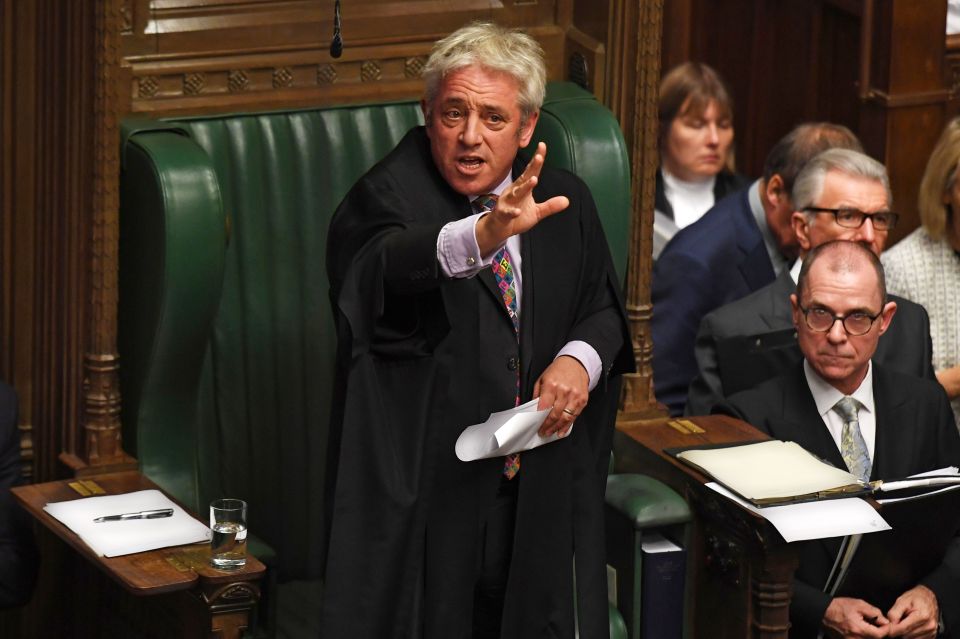 Former Commons Speaker John Bercow’s hopes of taking a seat in the Lords have been crushed