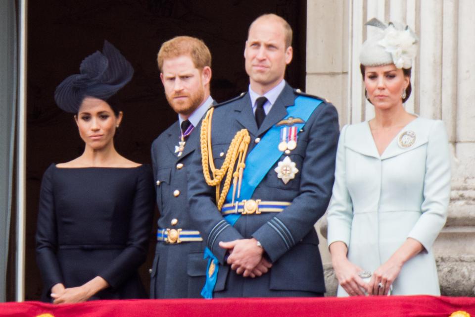  Tensions reportedly grew between the couples before Meghan and Harry quit the Royal Family