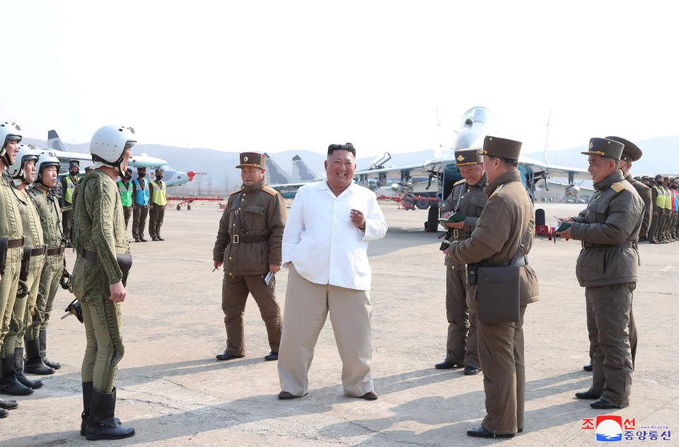  The North Korean leader is said to have been seen in public today (file image)