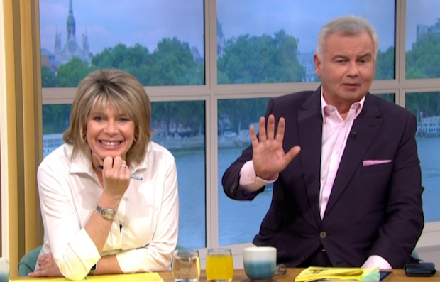  Ruth and Eamonn are taken aback when Trinny strips off