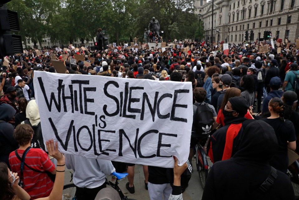  Tensions spiked last night but for most of the day, the protest was peaceful