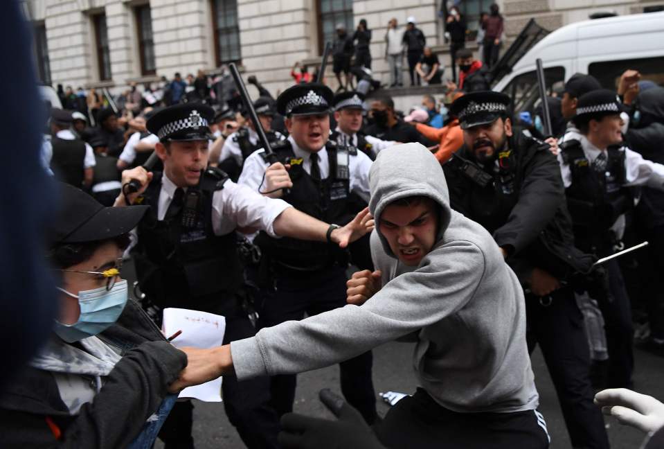  As the day wore on, witnesses told of more clashes between protesters and police