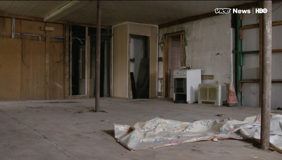  The grimey interior of Argun Detention Centre, where many gay men say they were tortured