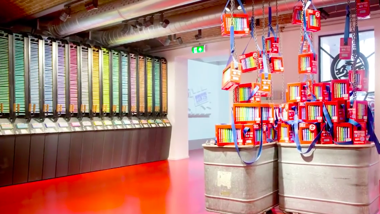 A gift shop will also include all of the flavours of chocolate bar