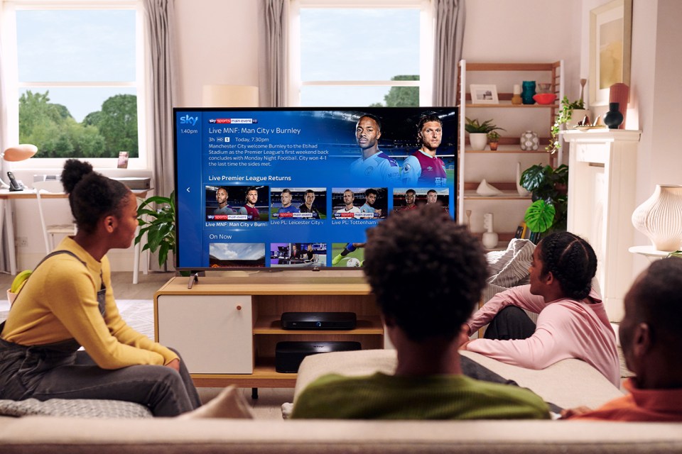 Sky Sports is a major focus of the update