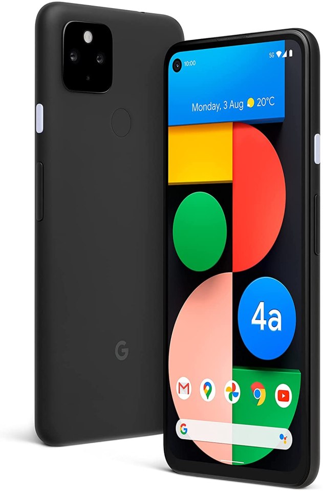 Google Pixel 4a 5G phone.