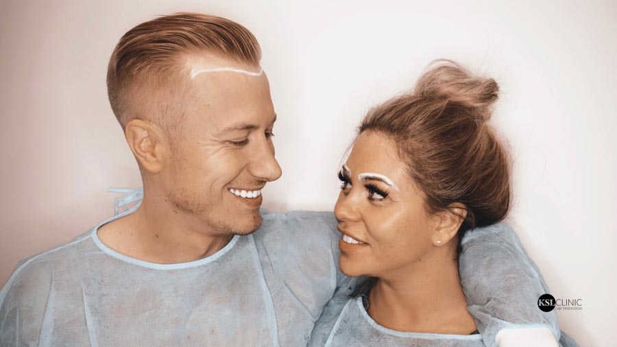 Kris and Bianca recently had a 'his and hers' hair transplant