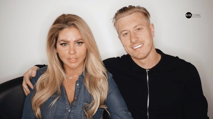 Kris and Bianca recently underwent a joint hair transplant 