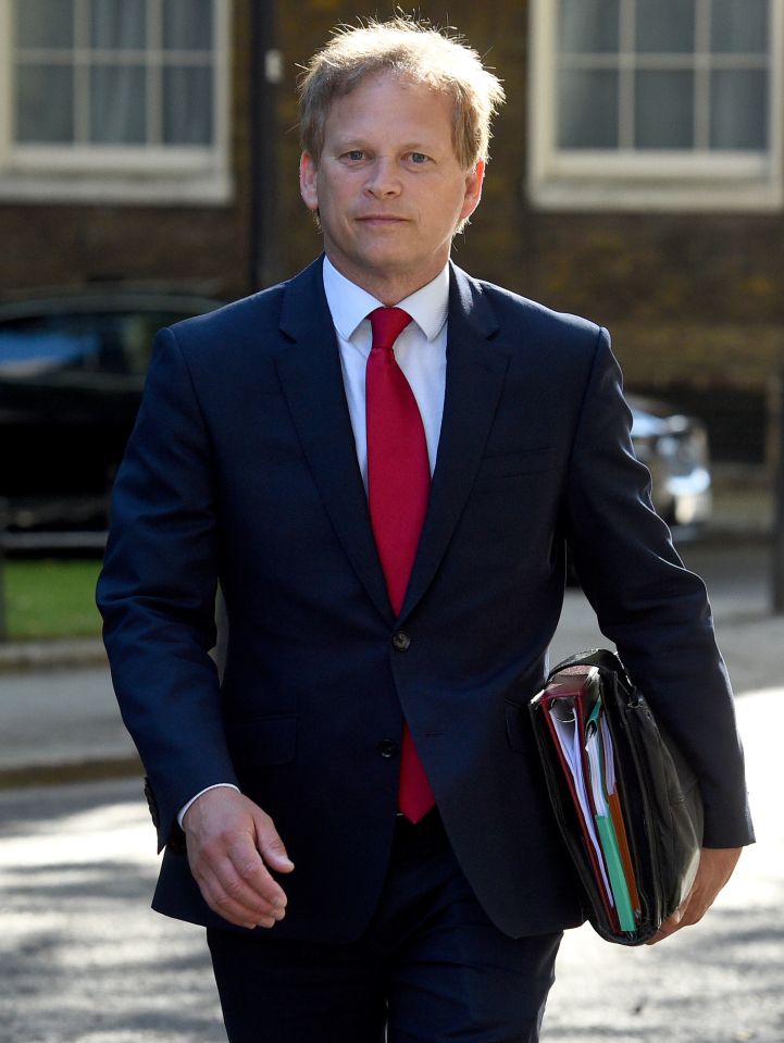 Transport Secretary Grant Shapps is one of thousands of Brits who will be forced to quarantine for two weeks after returning home from Spain