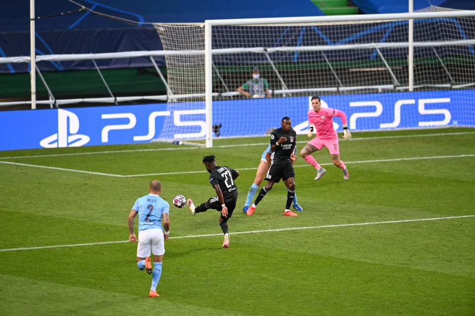 Maxwell Cornet bent in the opening goal in the 24th minute