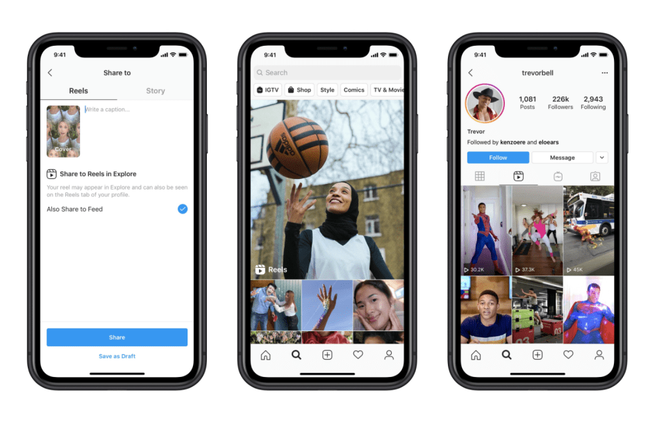 You can make Reels via your Stories camera
