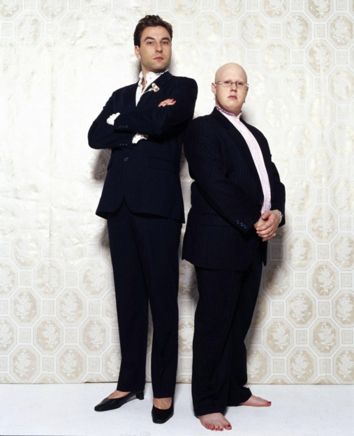 David Walliams, left, and Matt Lucas, right, rose to fame in the noughties