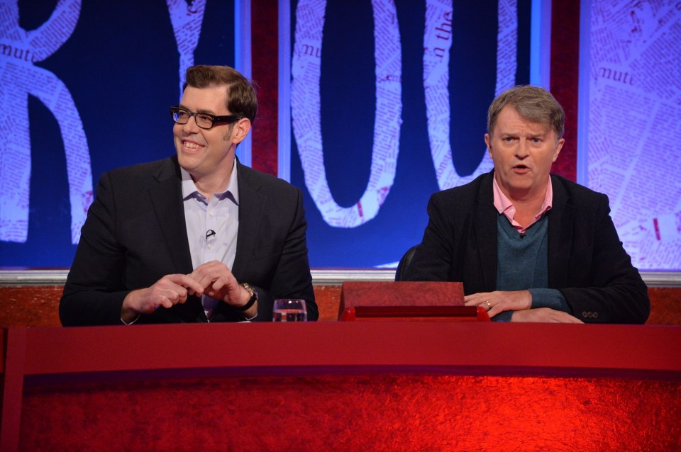 Critics have complained that programmes such as Have I Got News For You, which Richard has guest-hosted, are too left-wing