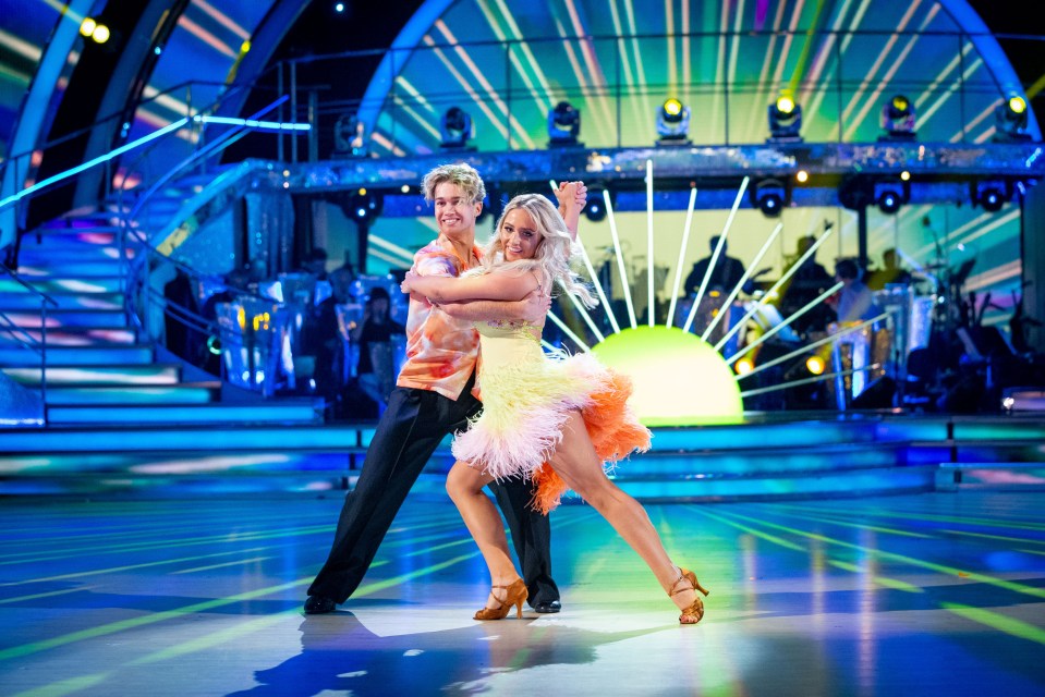 Although she and pro AJ Pritchard didn't win, Saffron said she'd perform again 'in a heartbeat'