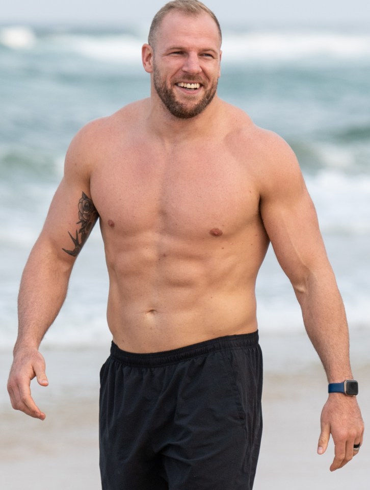 After retiring from rugby last year it would be a good time for James to slow down, but he's a self-confessed workaholic