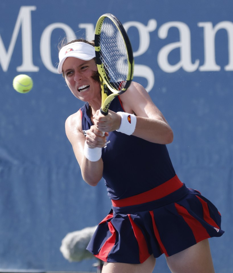 Brit Jo Konta still believes she can win a Grand Slam despite a shock exit