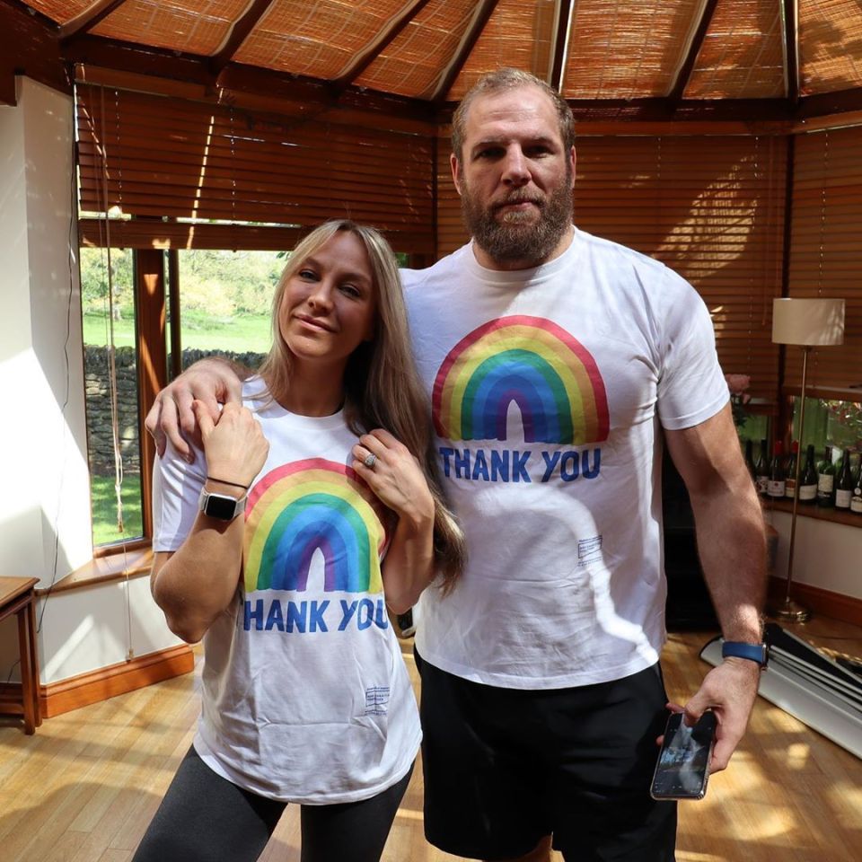 James and Chloe kept busy during lockdown by launching their Couples Quarantine podcast 