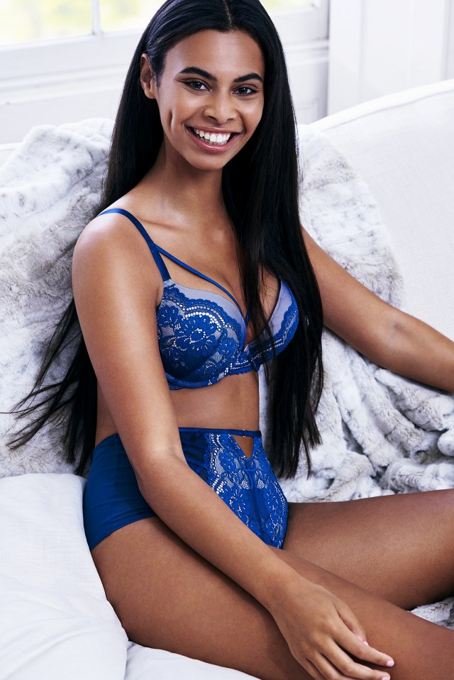 The Love Island star looks incredible as she poses for George at Asda's Lounge Edit