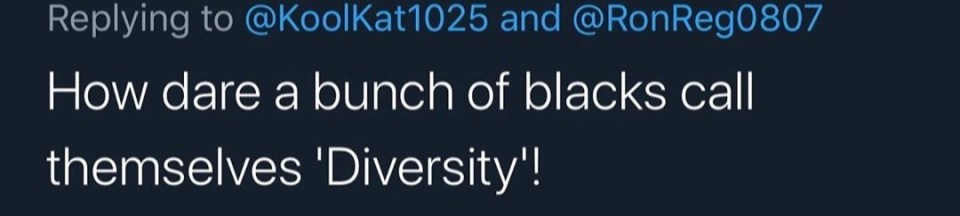 The dancer said he was only posting a selection of what he has received